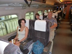 Aboard the bullet train
